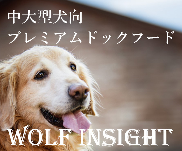 中大型犬向けグレインフリードックフード【WOLF INSIGHT】